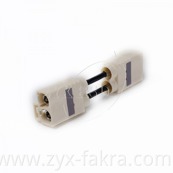 Dual Female FAKRA Automotive Connectors